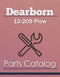 Dearborn 10-209 Plow - Parts Catalog Cover