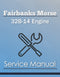 Fairbanks Morse 32B-14 Engine - Service Manual Cover