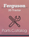 Ferguson 35 Tractor - Parts Catalog Cover