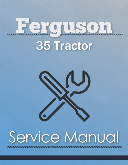 Ferguson 35 Tractor - Service Manual Cover