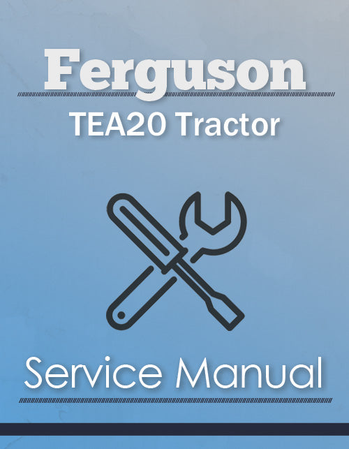 Ferguson TEA20 Tractor - Service Manual Cover