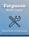 Ferguson TEF20 Tractor - Service Manual Cover