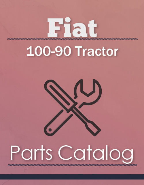 Fiat 100-90 Tractor - Parts Catalog Cover