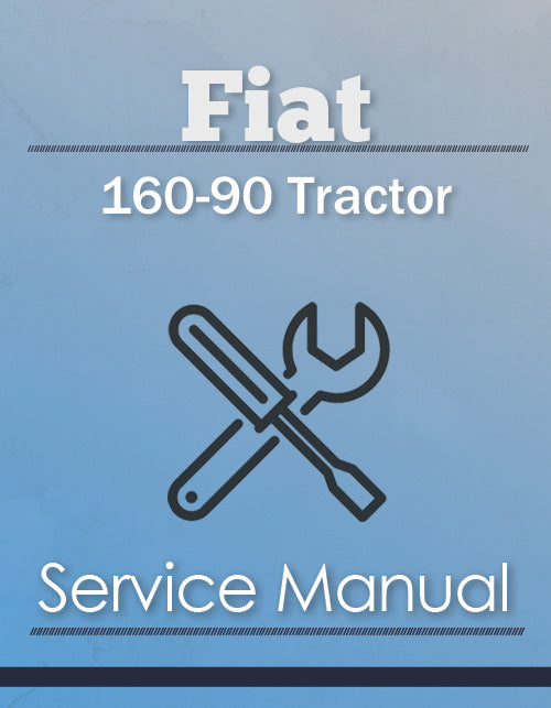 Fiat 160-90 Tractor - Service Manual Cover