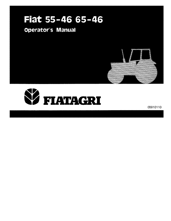 Fiat Hesston 55-46 and 65-46 Tractor Manual