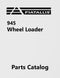 Fiat-Allis 945 Wheel Loader - Parts Catalog Cover