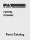 Fiat-Allis FD195L Crawler - Parts Catalog Cover