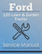 Ford 120 Lawn & Garden Tractor - Service Manual Cover