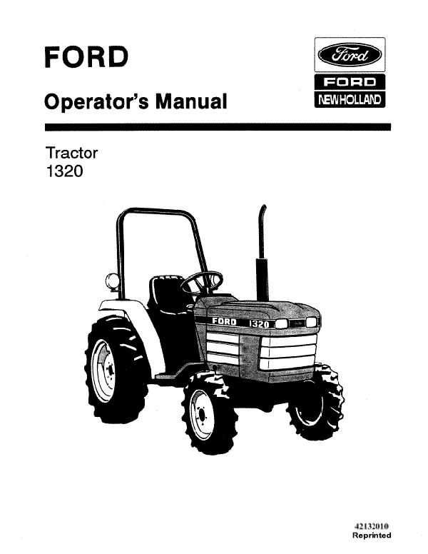 Ford 1320 Tractor Manual