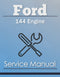 Ford 144 Engine - Service Manual Cover