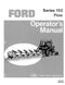 Ford 152 Plow Manual