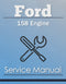 Ford 158 Engine - Service Manual Cover