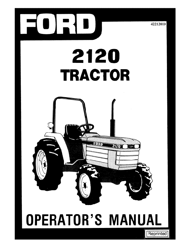 Ford 2120 Tractor Manual