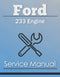 Ford 233 Engine - Service Manual Cover