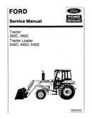 Ford 250C, 260C, 345D, 445D, 545D Tractor and Tractor Loader - Service Manual