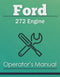 Ford 272 Engine Manual Cover