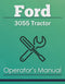 Ford 3055 Tractor Manual Cover