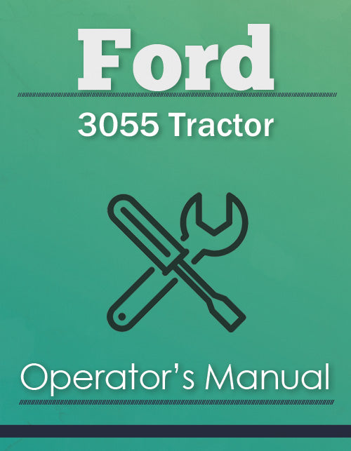 Ford 3055 Tractor Manual Cover