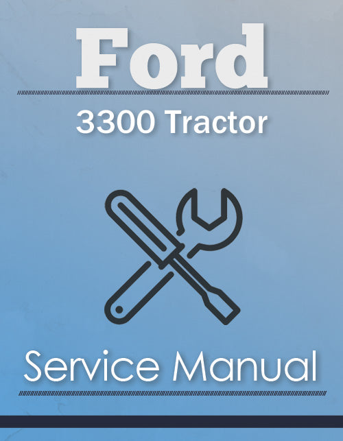 Ford 3300 Tractor - Service Manual Cover