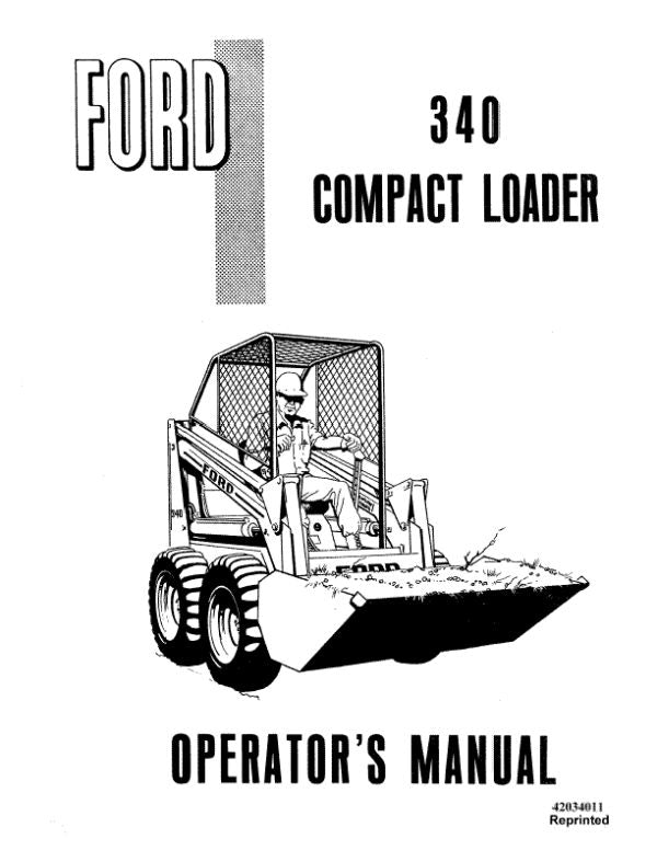 Ford 340 Skid-Steer Manual