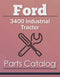 Ford 3400 Industrial Tractor - Parts Catalog Cover
