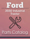 Ford 3550 Industrial Tractor - Parts Catalog Cover