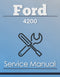 Ford 4200  - Service Manual Cover