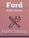 Ford 4200 Tractor - Parts Catalog Cover