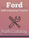 Ford 445 Industrial Tractor - Parts Catalog Cover