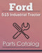Ford 515 Industrial Tractor - Parts Catalog Cover