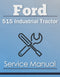 Ford 515 Industrial Tractor - Service Manual Cover