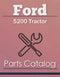 Ford 5200 Tractor - Parts Catalog Cover