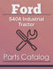 Ford 540A Industrial Tractor - Parts Catalog Cover