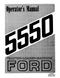 Ford 5550 Backhoe Loader Tractor Manual