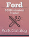 Ford 555B Industrial Tractor - Parts Catalog Cover
