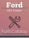 Ford 621 Tractor - Parts Catalog Cover