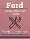 Ford 655A Industrial Tractor - Parts Catalog Cover