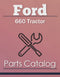 Ford 660 Tractor - Parts Catalog Cover