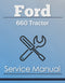 Ford 660 Tractor - Service Manual Cover