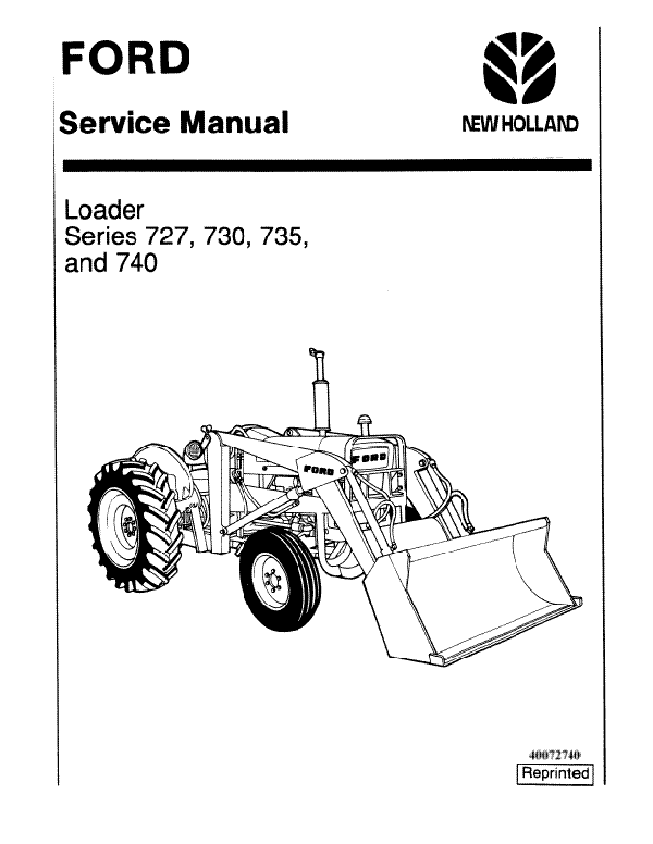 Ford 727, 730, 735 and 740 Loader Manual