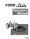 Ford 730 Loader Manual