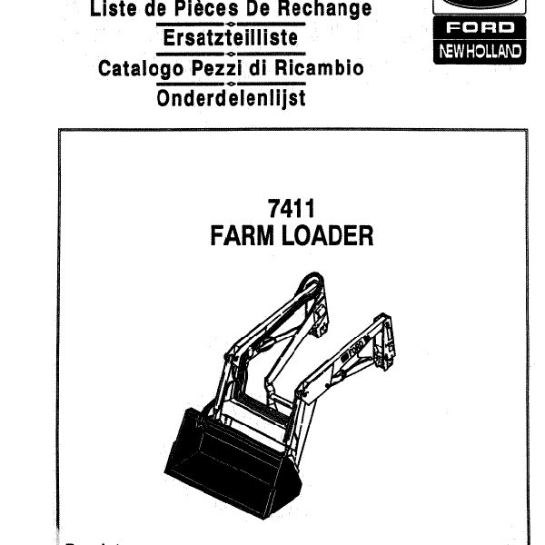 Ford 7411 Loader - Parts Catalog