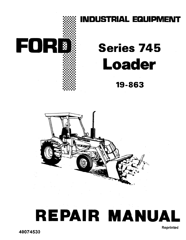 Ford 745 Loader - Service Manual