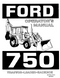 Ford 750 Tractor-Loader-Backhoe Manual
