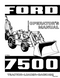 Ford 7500 Tractor-Loader-Backhoe Manual