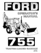 Ford 755 Tractor-Loader-Backhoe Manual