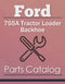 Ford 755A Tractor Loader Backhoe - Parts Catalog Cover