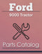 Ford 9000 Tractor - Parts Catalog Cover