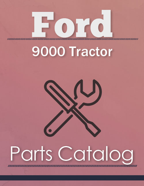 Ford 9000 Tractor - Parts Catalog Cover