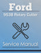 Ford 953B Rotary Cutter - Service Manual Cover